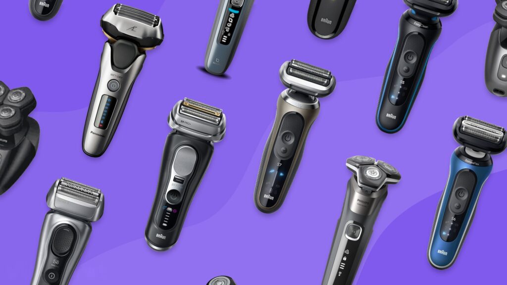 Barbermaskiner fra Braun, Philips, Panasonic og Remington