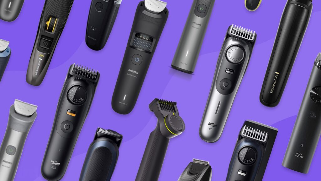 Skægtrimmere fra Philips, Braun, Panasonic og Remington